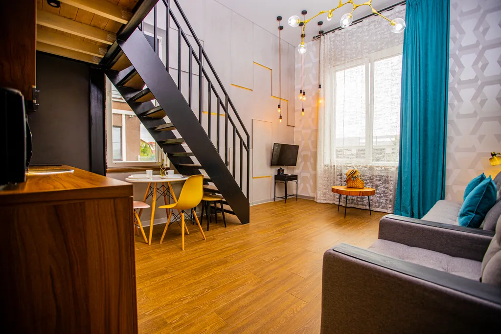 Квартира Апартаменты двухуровневые с кухней до 5 гостей — Сириус