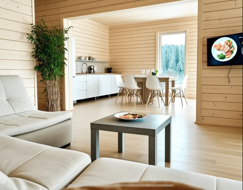 Двухэтажный дом с 3 спальнями и террасой