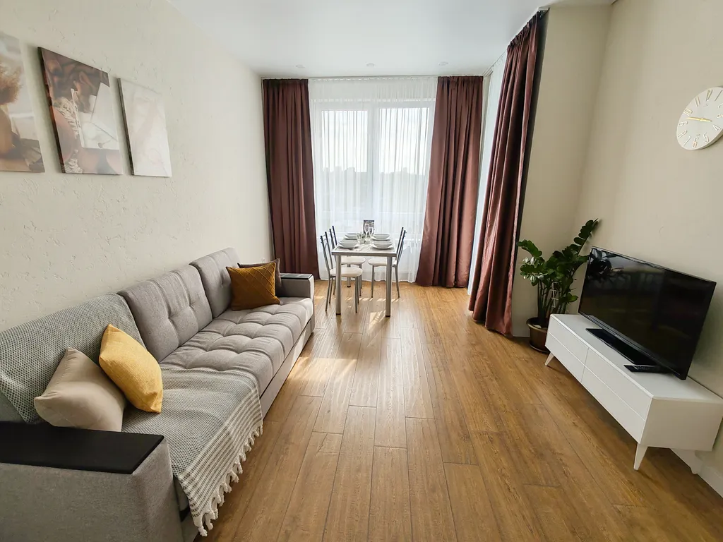 Уникальная 2-к квартира с чудесным видом на город с 14 этаже в ЖК Онегин