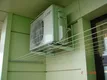 Большая сушилка для белья на балконе