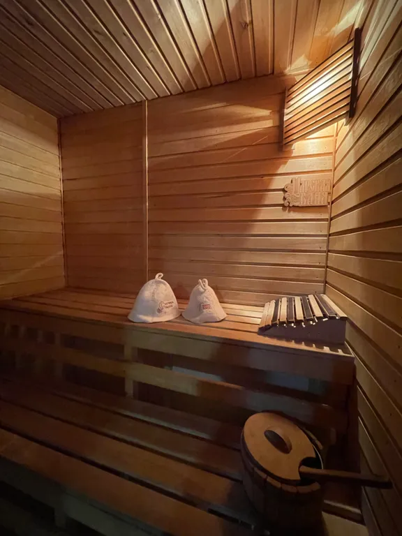 Дом с баней на дровах