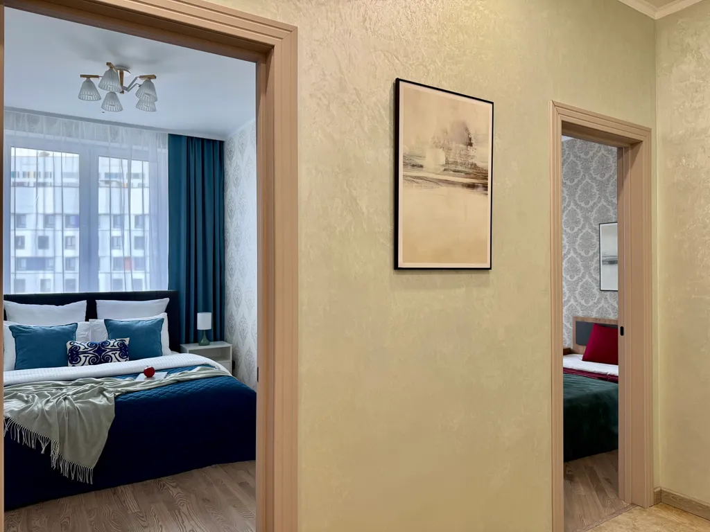 Квартира 4-комнатная квартира с видом на ВДНХ, Останкинскую башню, 84м, 7 кроватей — Москва