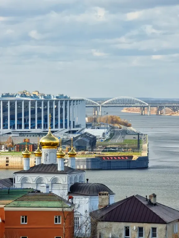 Квартира Квартира Просторная студия КМ Тауэр Плаза в центре с бесконтактным заселением — Нижний Новгород