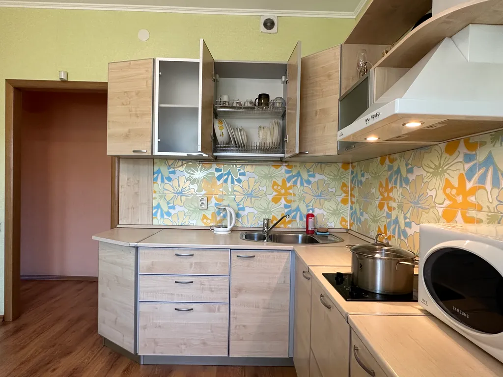 Просторная однушка на ЖД вокзале, не берем оплату за финальную уборку