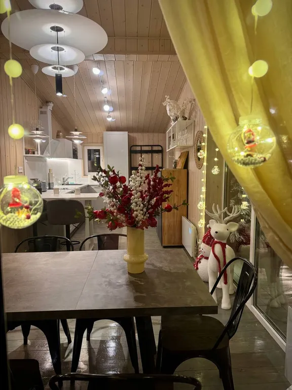 Новый домик с баней и камином