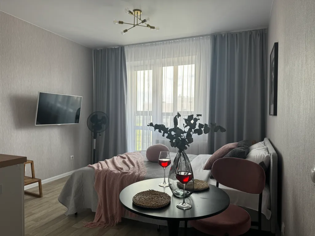 Уютная студия со всем необходимым для проживания