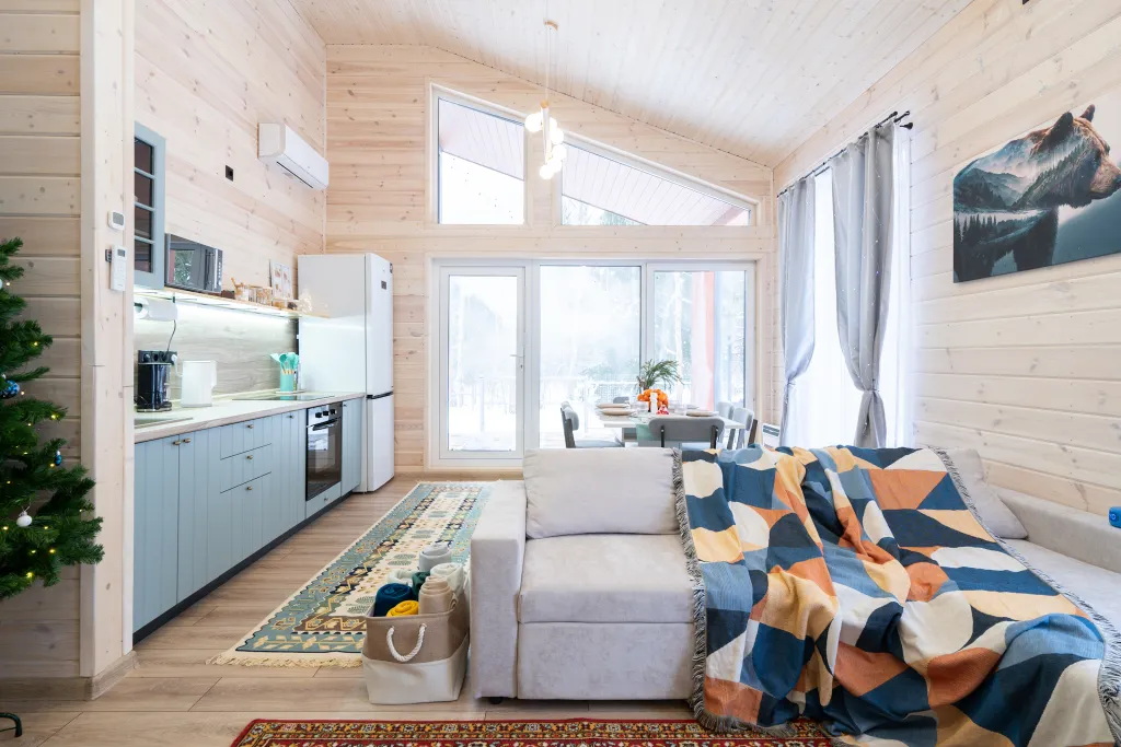 Гостевой дом у леса с чаном и сауной