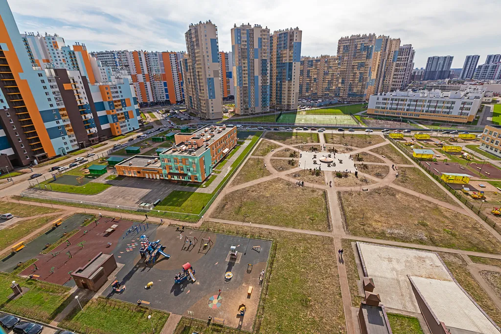 Квартира Квартира Современная студия  на комендантском проспекте — Санкт-Петербург
