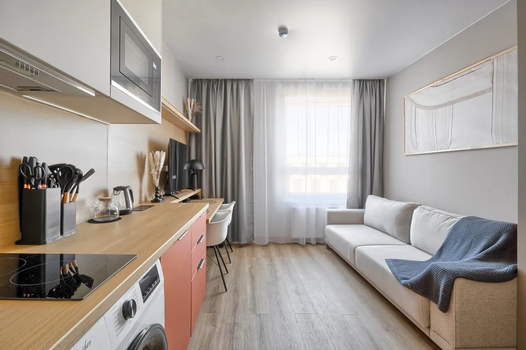 Квартира Квартира Студия в апарт-отеле Well — Санкт-Петербург