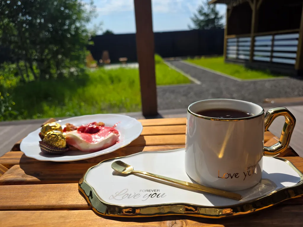 Дом с джакузи под открытым небом