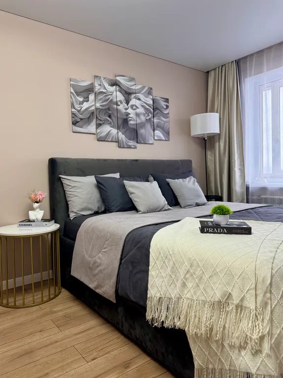 Видовая квартира на набережной! Вид на Море и НВАЭС!Кровать King Size