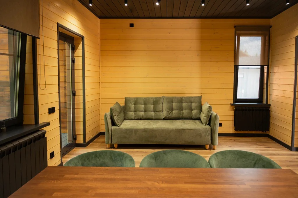 Дом с видом на лес и пруд 150 квадратов