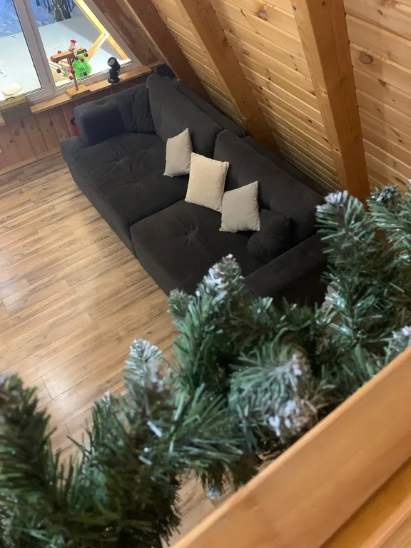 Домик в лесу с баней и чаном, A-frame Forest story