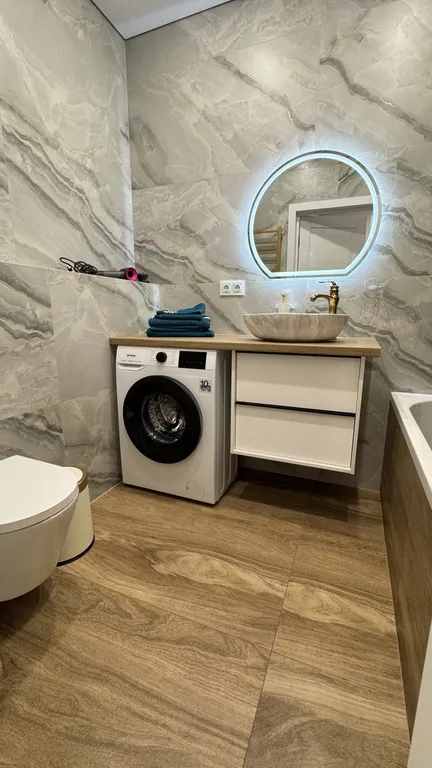 Квартира Квартира Просторная стильная евродвушка на 4 гостей рядом с Парком Краснодар — Краснодар