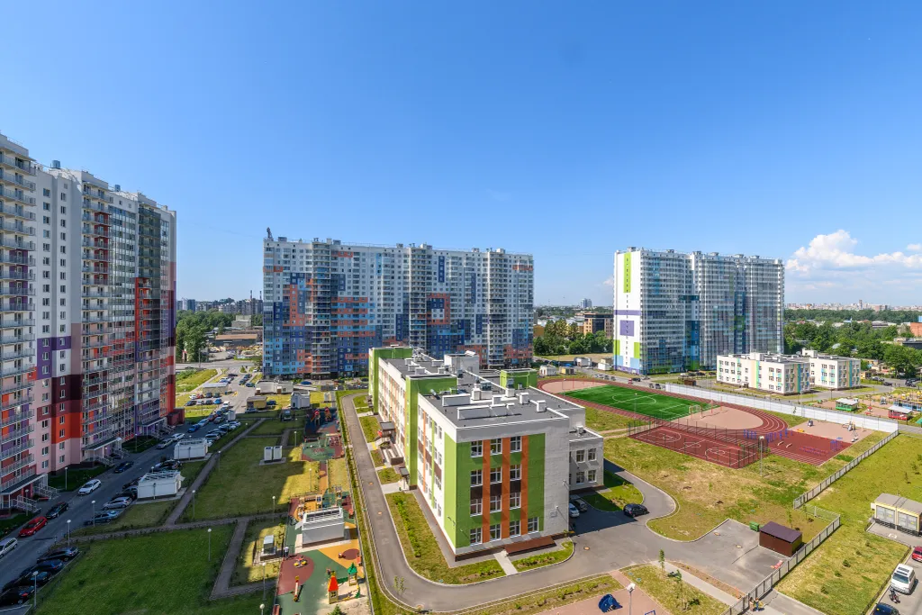 Квартира Квартира Sutki Rent с видом на Охту — Санкт-Петербург