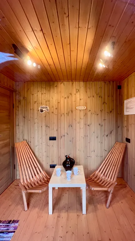 Коттедж НОРДЛИ+БРИМЭНС. Пространство для компании: два дома в лесу у реки — Горячий Ключ