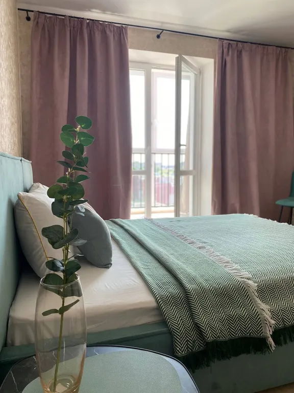 Уютная однокомнатная квартира в новом доме недалеко от центра