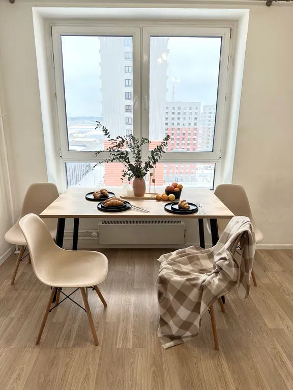 Светлая трехкомнатная квартира