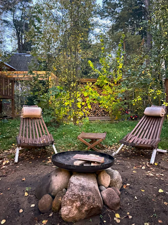 Коттедж Коттедж у озера с камином Сосновый Дом — Орехово