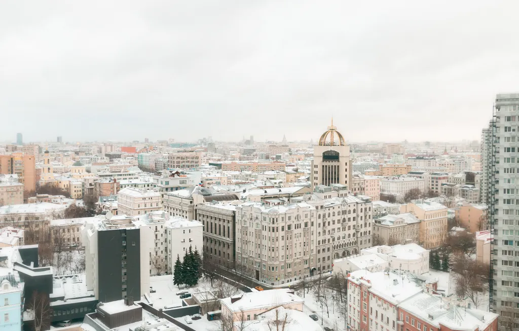 Квартира Квартира Двушка на Арбате с видом на центр города — Москва