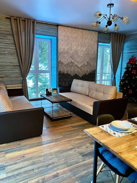 Современная 3ех комнатная квартира Dombay_flats "Диско"