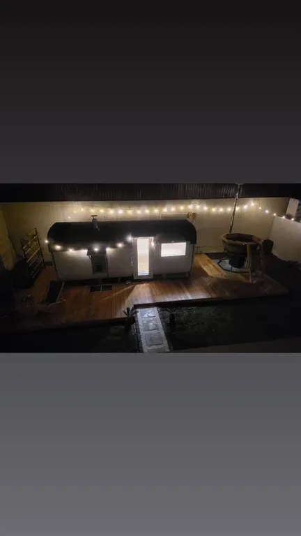 Уютный дом с баней, чаном и видом на горы