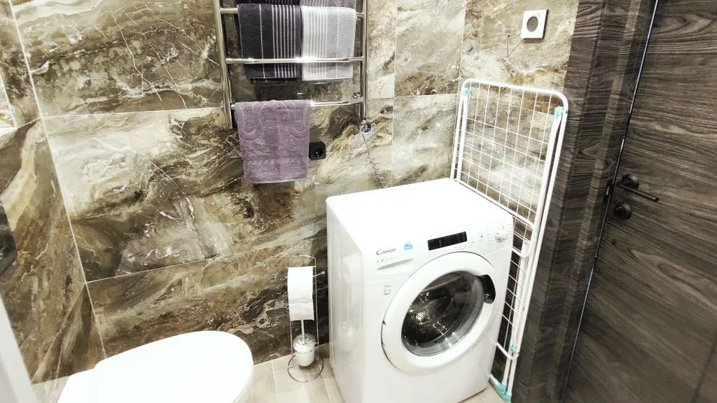 Уютная студия с балконом и красивым видом на горы