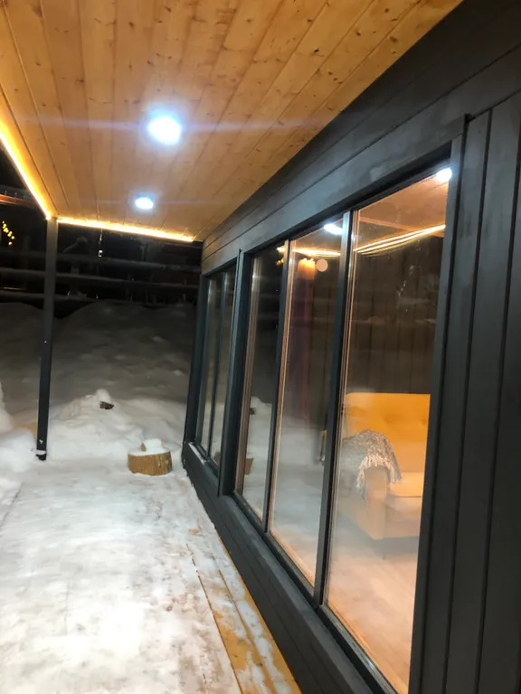 Дом с террасой и банным чаном