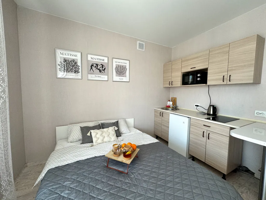 Уютная студия в 15 минутах ходьбы от метро Берёзовая Роща на двоих