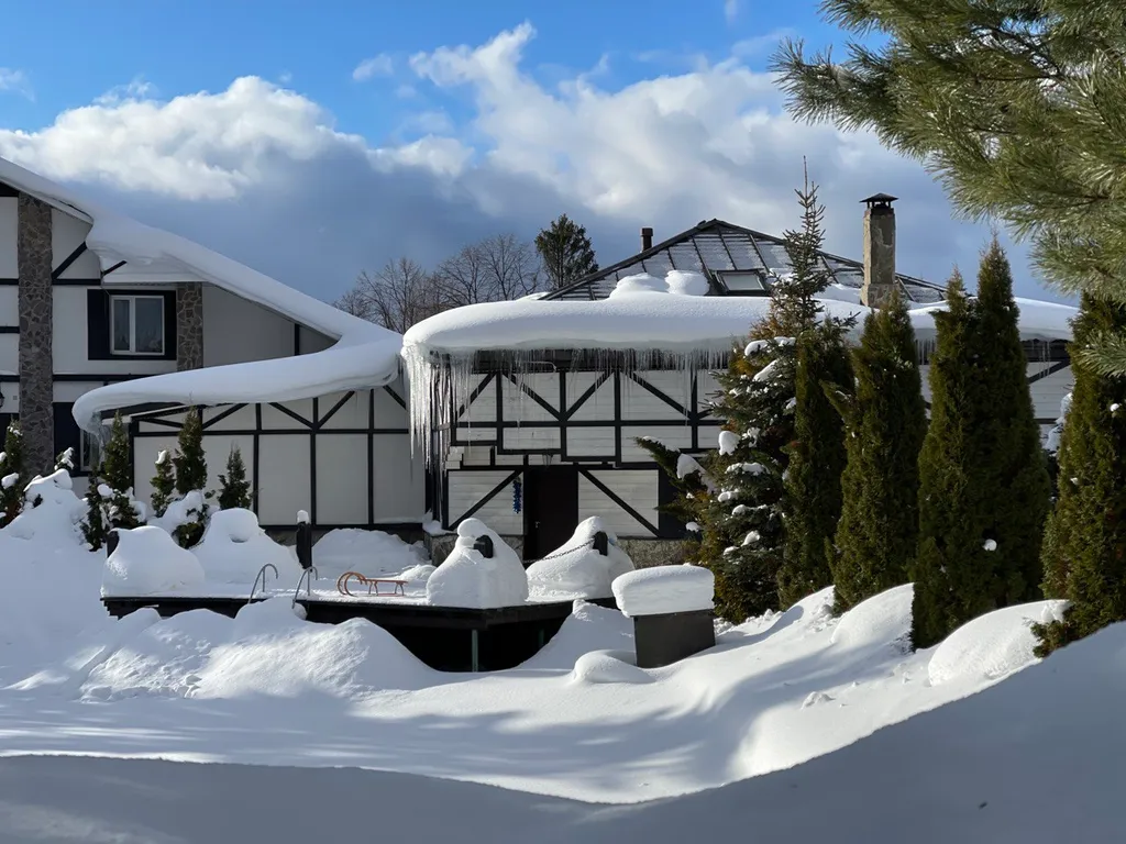 Уютный загородный дом с баней и бассейном