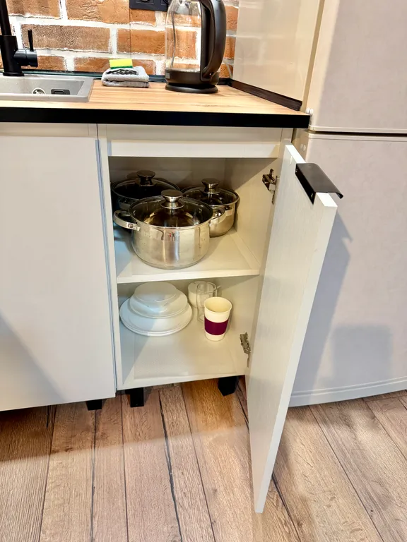 Студия с панорамным видом на Москву