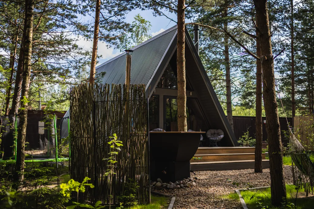 Коттедж Коттедж А-Фрейм грей — Павловский Посад