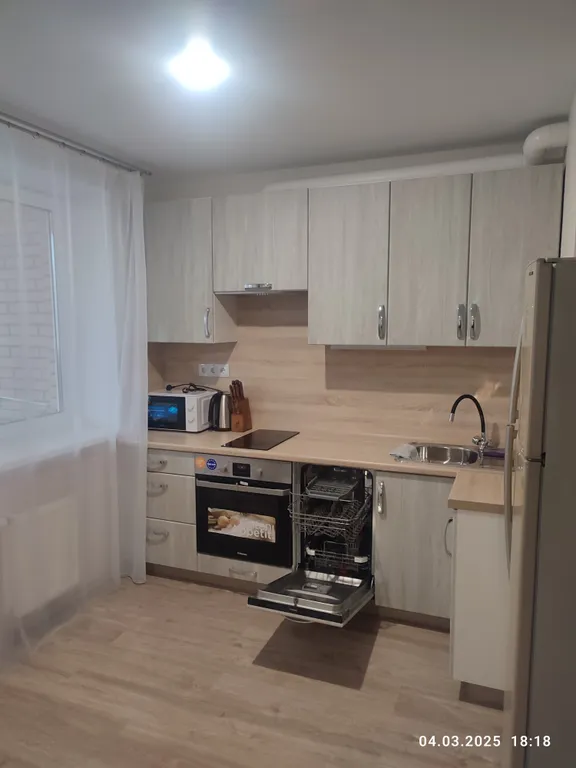 Однокомнатная квартира, евро ремонт, теплая, новострой