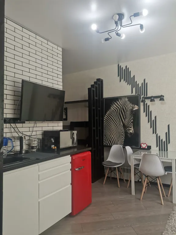 Уютная студия у подъёмника, парковка, бесконтактное заселение, wi-fi