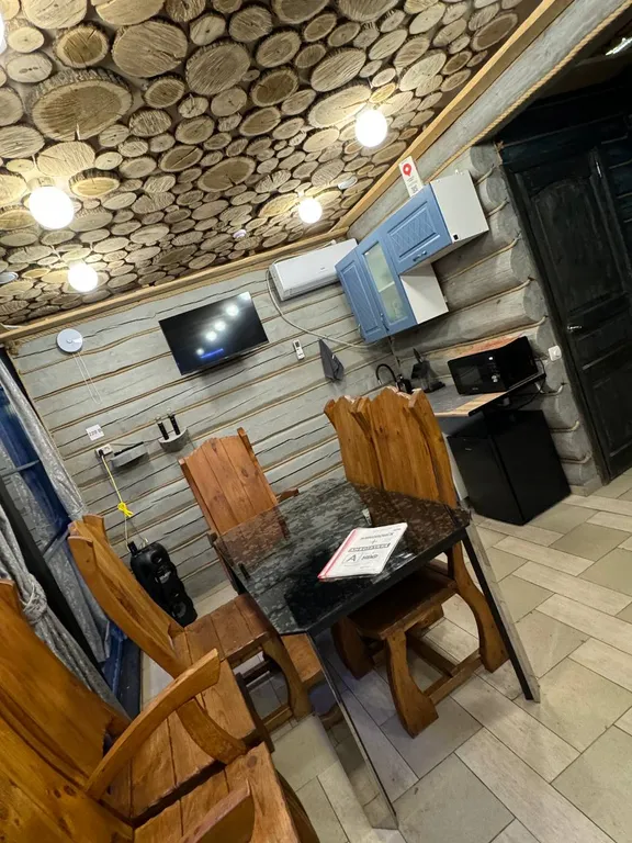 Дизайнерский коттедж из сруба