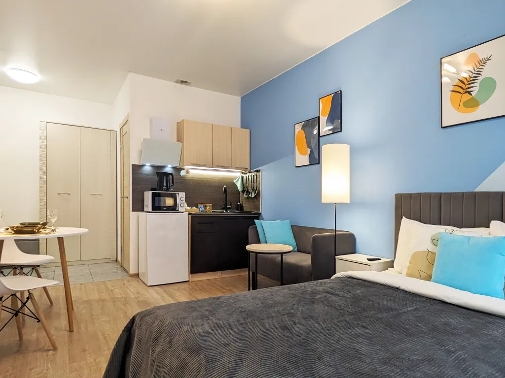 Новая студия, чистый подъезд, свежий ремонт, пешком до Борисоглебского