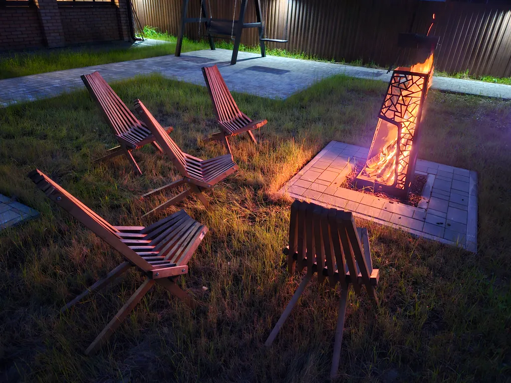 Дом, баня, чан, отапливаемая беседка