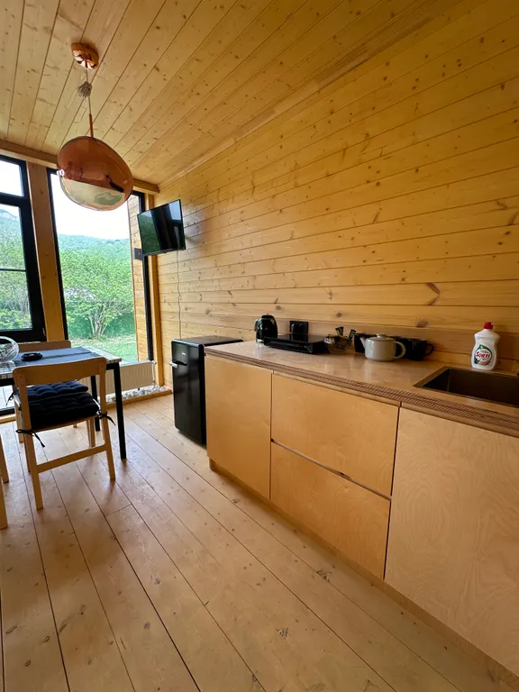 Барнхаус с чаном и бассейном