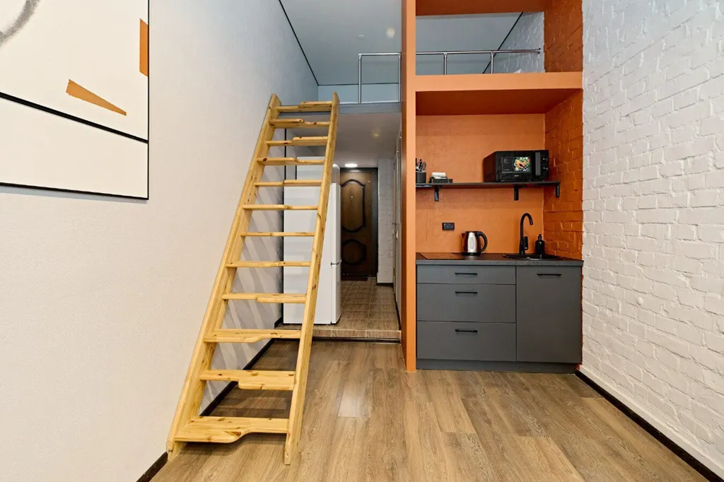 Квартира Квартира Уютная студия на Петроградке — Санкт-Петербург