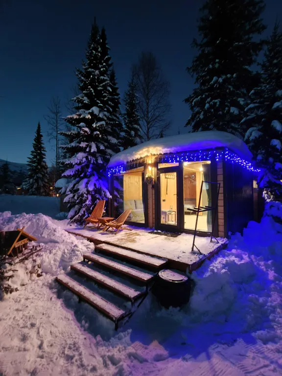 Коттедж Новый уютный домик с панорамными окнами — Шерегеш