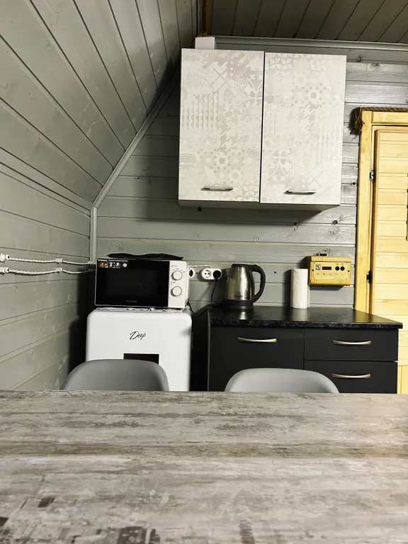 Шале в Приэльбрусье с видом на горные склоны