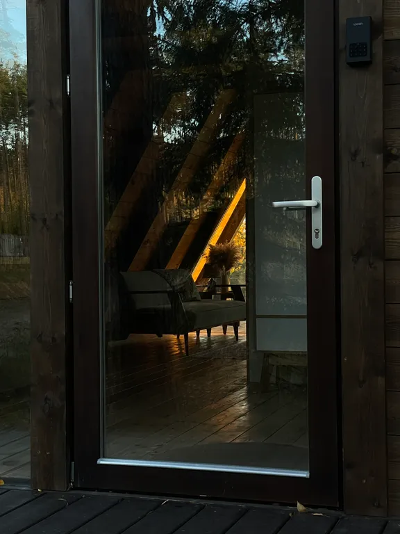 A-frame у Финского Залива посреди Корабельных сосен