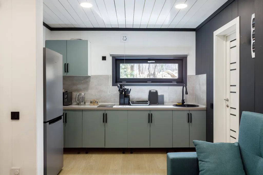 Уютный четырехмодульный дом Горняк с видом на Байкал