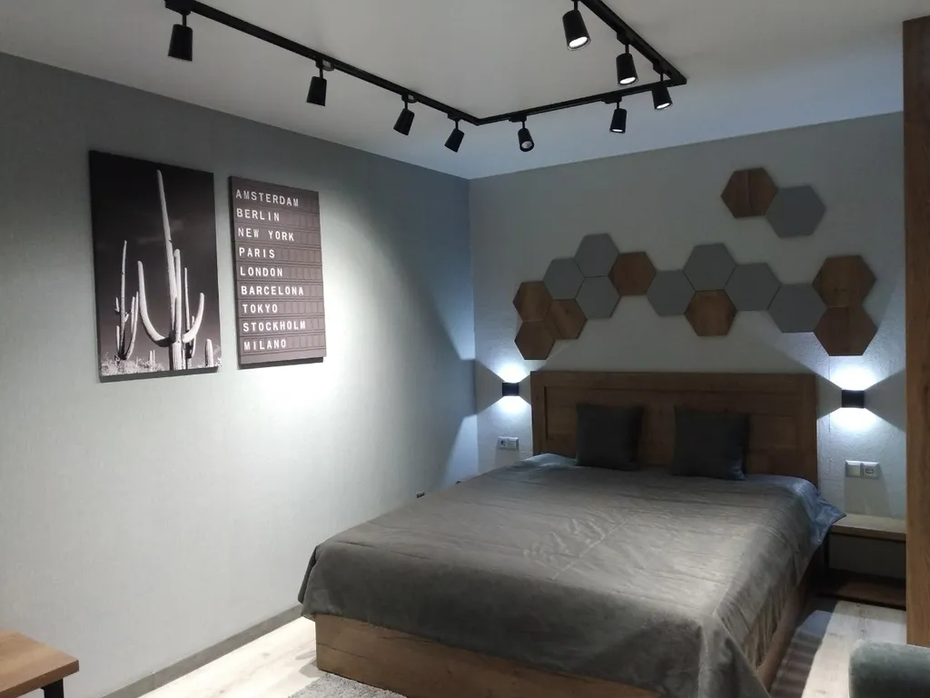 Уютная студия с дизайнерский ремонтом