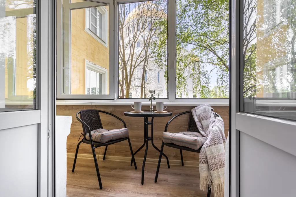 Квартира Prudius Apart двухкомнатная квартира с видом на Морской Собор — Кронштадт