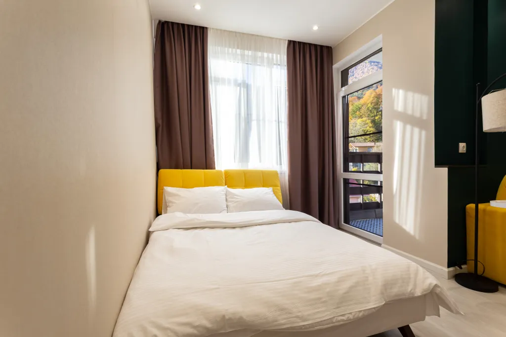 Уютная студия с видом на горы