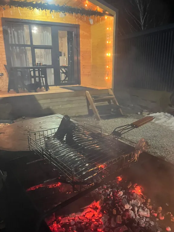 Новый домик с панорамным видом на горы