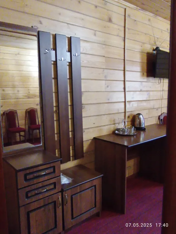 Трёхместный однокомнатный номер на 1 этаже