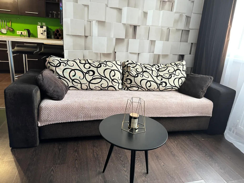 Уютная светлая квартира с кофемашиной