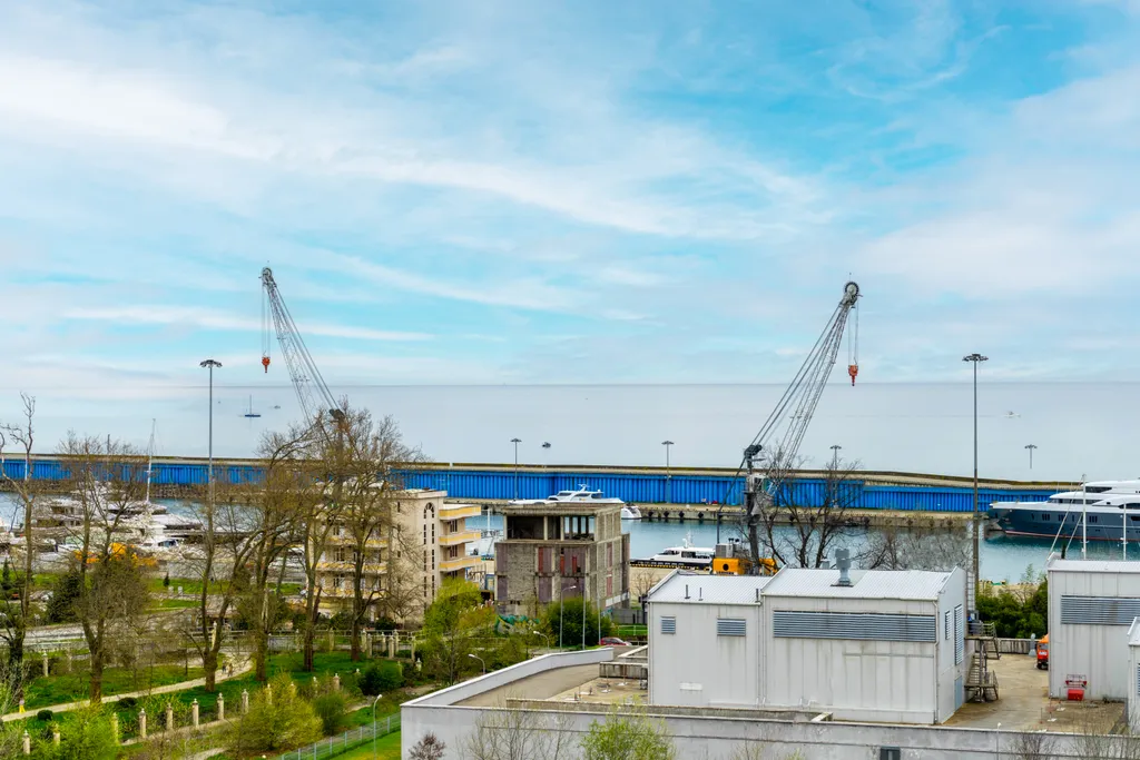 Квартира Квартира Апартамент с видом на море и парк Южные культуры — Сириус